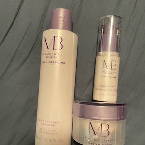 Sealed & New Meaningful Beauty Lot. Cleanser, Night Cream, Glow Serum.